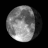 Waning Gibbous, Moon at 21 days in cycle Waning Gibbous, Moon at 21 days in cycle